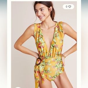 PatBo Zebrina plunge one piece